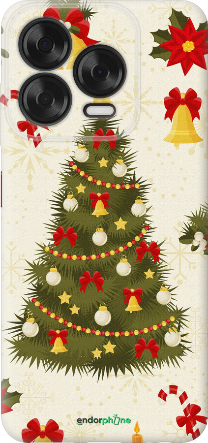Силіконовий чехол Новорічна ялинка для ZTE Nubia V70 Design - 4198u-4084 изображение 