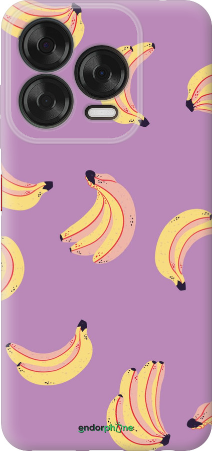 Силиконовый чехол Бананы для ZTE Nubia V70 Design - 4312u-4084 изображение 