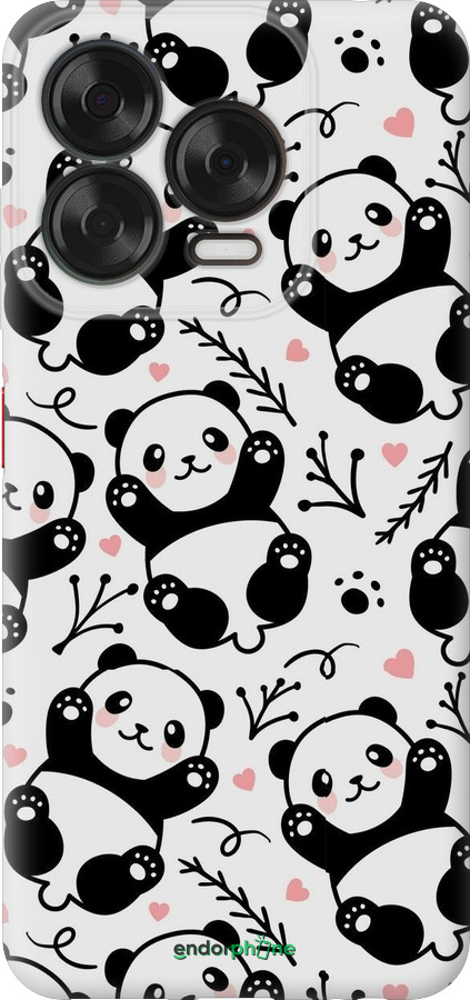 Силиконовый чехол Панды для ZTE Nubia V70 Design - 4318u-4084 изображение 