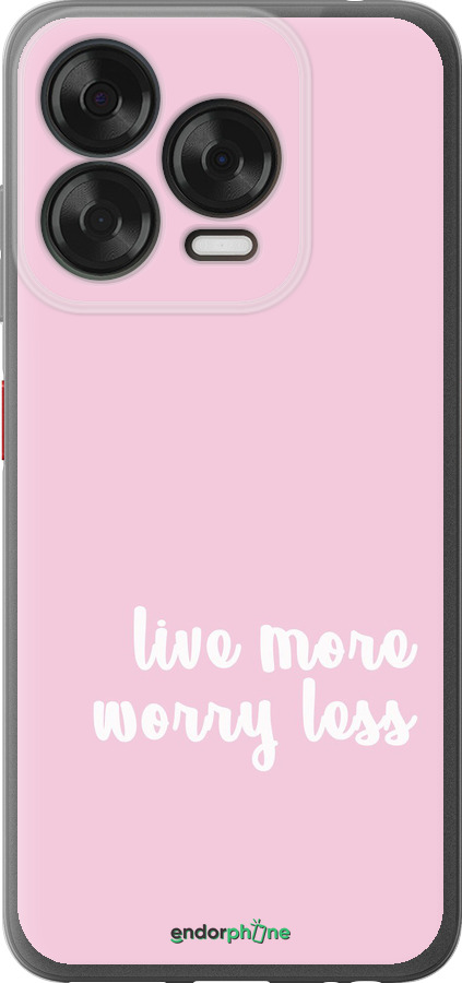 Силиконовый чехол Живи больше для ZTE Nubia V70 Design - 4347u-4084 изображение 