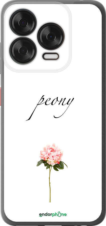 Силиконовый чехол Пион для ZTE Nubia V70 Design - 4366u-4084 изображение 