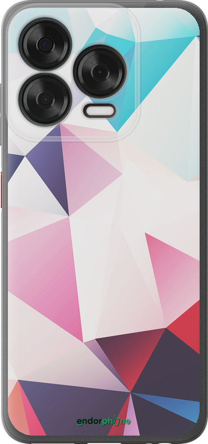 Силиконовый чехол Геометрия 3 для ZTE Nubia V70 Design - 4415u-4084 изображение 