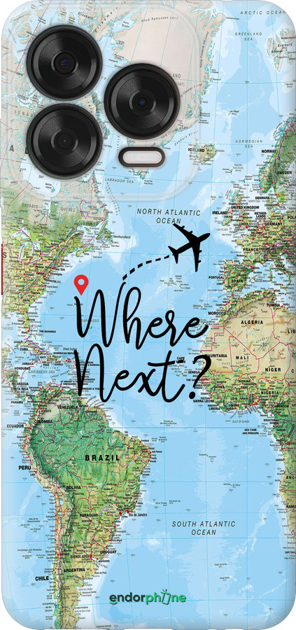 Силиконовый чехол Путешествие для ZTE Nubia V70 Design - 4503u-4084 изображение 