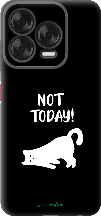 Силиконовый чехол Уставший кот для ZTE Nubia V70 Design - 4535u-4084 изображение 