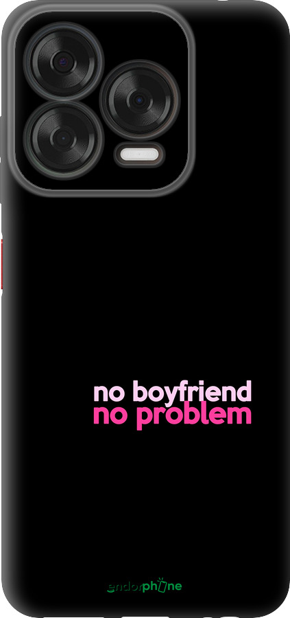 Силіконовий чехол no boyfriend no problem для ZTE Nubia V70 Design - 4549u-4084 изображение 