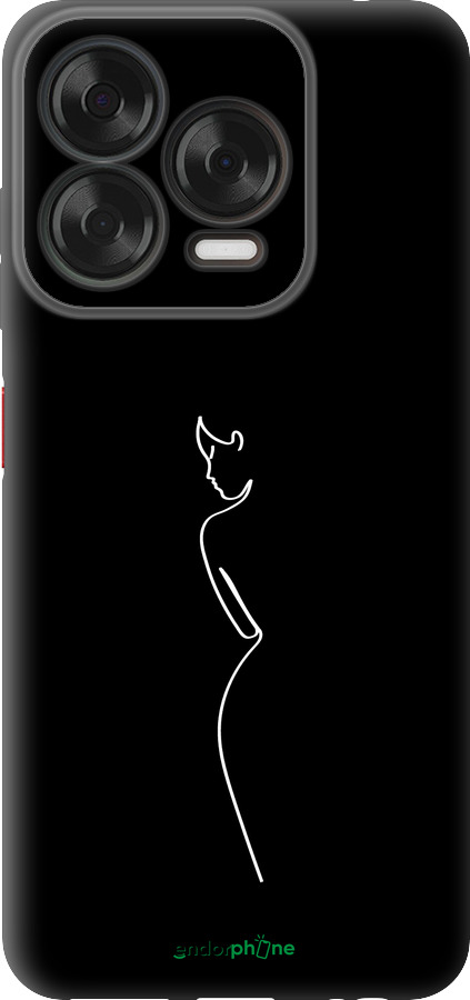 Силиконовый чехол Силуэт1 для ZTE Nubia V70 Design - 4590u-4084 изображение 