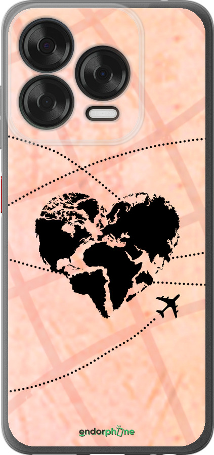 Силиконовый чехол Путешествуй для ZTE Nubia V70 Design - 4607u-4084 изображение 