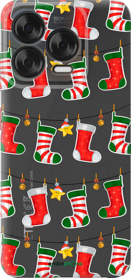 Силіконовий чехол Новорічний 9 для ZTE Nubia V70 Design - 4622u-4084 изображение 