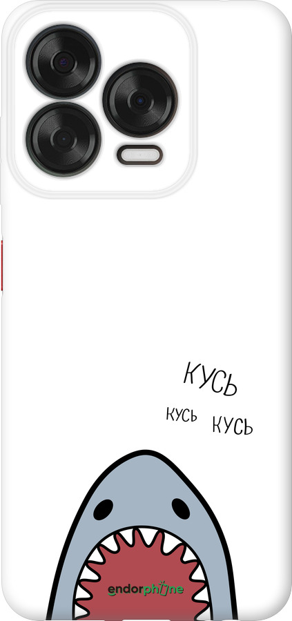 Силиконовый чехол Акула для ZTE Nubia V70 Design - 4870u-4084 изображение 