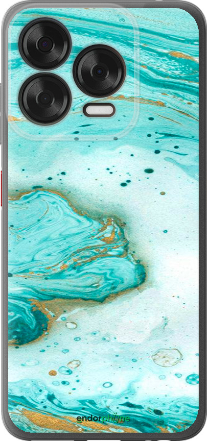 Силиконовый чехол Мраморный для ZTE Nubia V70 Design - 4895u-4084 изображение 