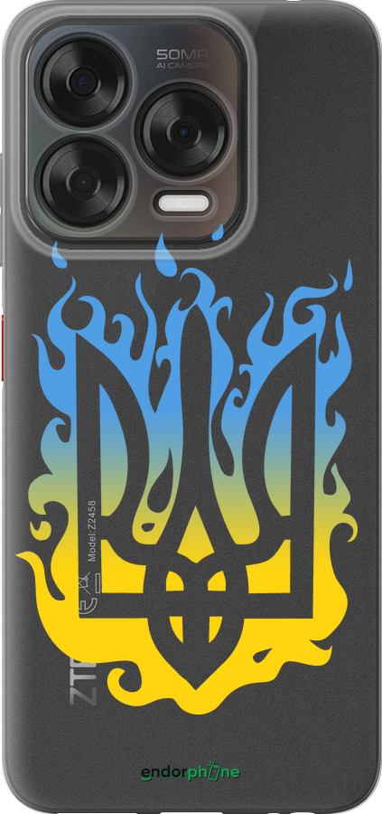 Силиконовый чехол Герб v1 для ZTE Nubia V70 Design - 5258u-4084 изображение 