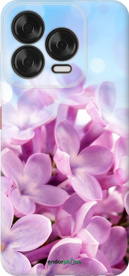 Силиконовый чехол Сирень для ZTE Nubia V70 Design - 527u-4084 изображение 