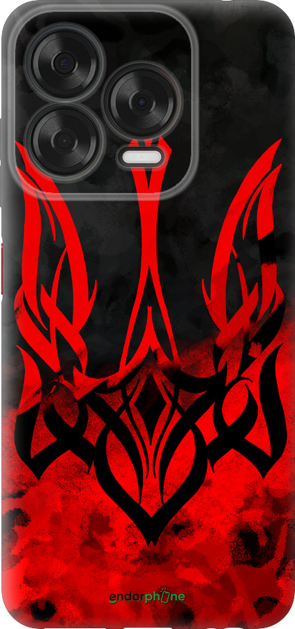 Силиконовый чехол Герб Украины v2 для ZTE Nubia V70 Design - 5312u-4084 изображение 