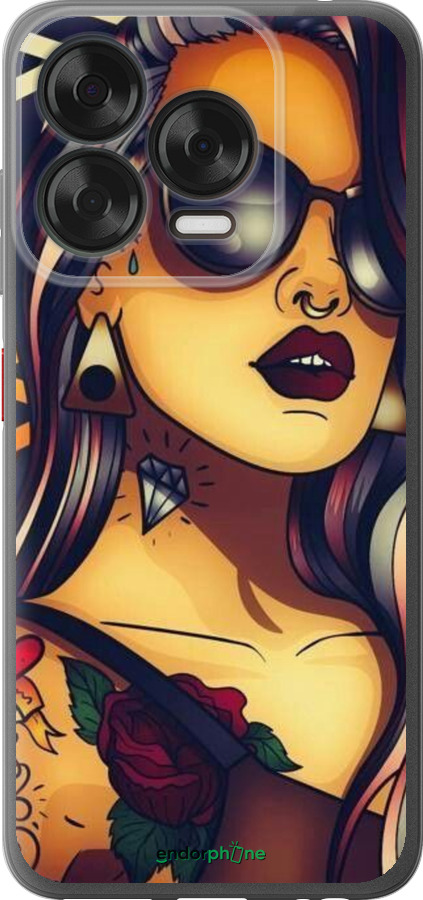 Силиконовый чехол № 5384 для ZTE Nubia V70 Design - 5384u-4084 изображение 