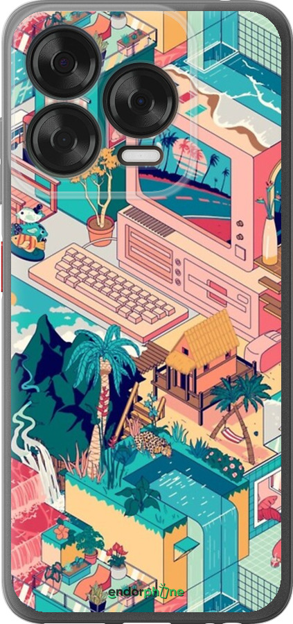 Силиконовый чехол № 5393 для ZTE Nubia V70 Design - 5393u-4084 изображение 