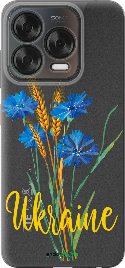 Силиконовый чехол Ukraine v2 для ZTE Nubia V70 Design - 5445u-4084 изображение 