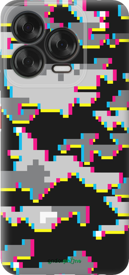 Силиконовый чехол Пиксельный камуфляж для ZTE Nubia V70 Design - 5481u-4084 изображение 