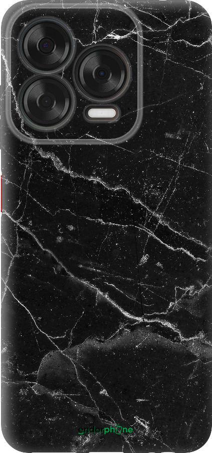 Силіконовий чехол Чорний мармур v2 для ZTE Nubia V70 Design - 5568u-4084 изображение 