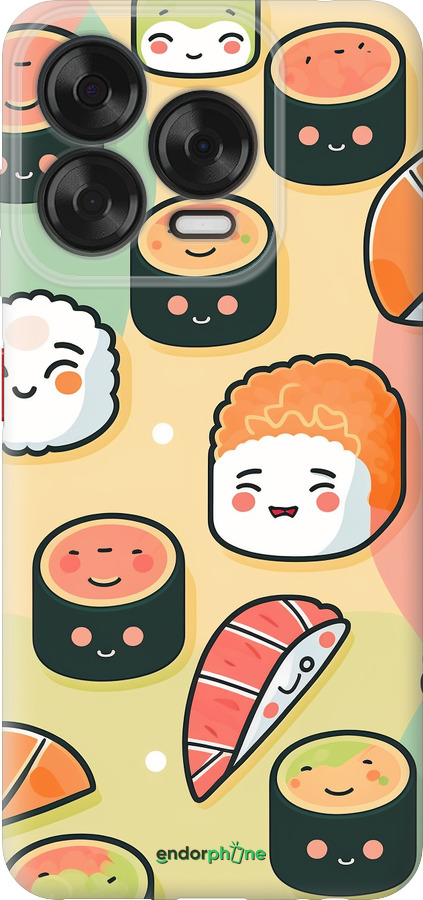 Силіконовий чехол Суші патерн для ZTE Nubia V70 Design - 5583u-4084 изображение 