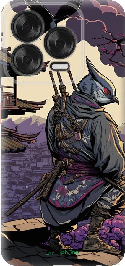 Силиконовый чехол Птица воин для ZTE Nubia V70 Design - 5587u-4084 изображение 