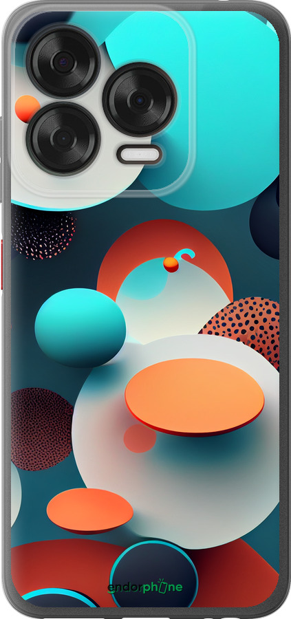 Силіконовий чехол Горошок абстракція для ZTE Nubia V70 Design - 5608u-4084 изображение 