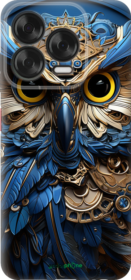 Силіконовий чехол Сова v2 для ZTE Nubia V70 Design - 5649u-4084 изображение 