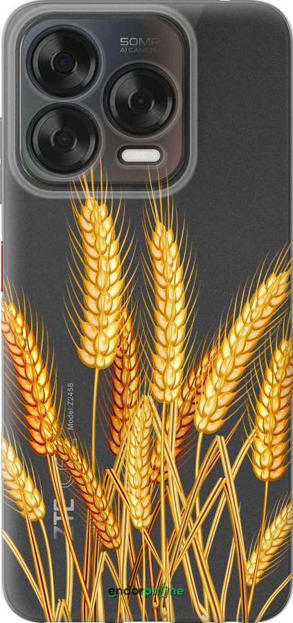 Силіконовий чехол Колоски пшениці для ZTE Nubia V70 Design - 5866u-4084 изображение 