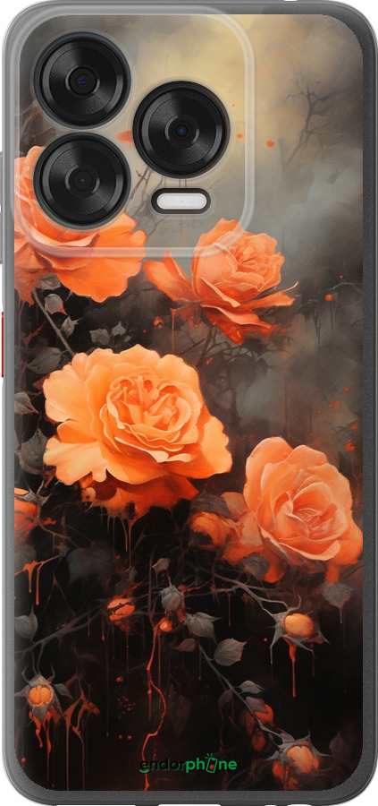 Силиконовый чехол Оранжевые розы для ZTE Nubia V70 Design - 5944u-4084 изображение 