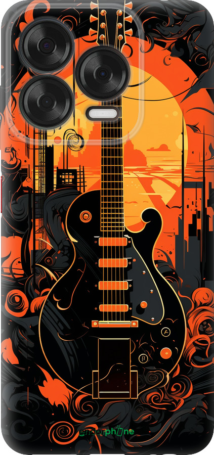 Силиконовый чехол Гитара для ZTE Nubia V70 Design - 5957u-4084 изображение 