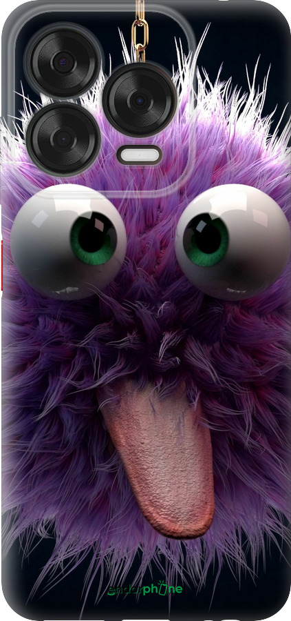 Силиконовый чехол Пушистик для ZTE Nubia V70 Design - 6017u-4084 изображение 