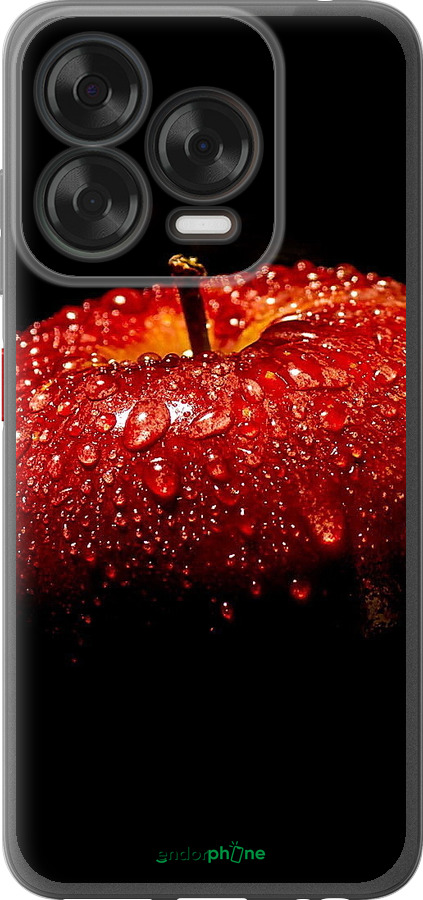 Силиконовый чехол Яблоко для ZTE Nubia V70 Design - 6022u-4084 изображение 