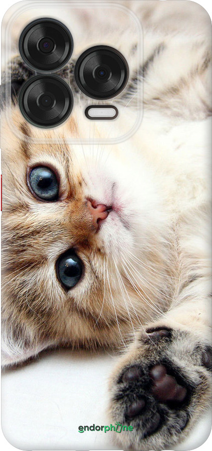 Силиконовый чехол Котик для ZTE Nubia V70 Design - 6024u-4084 изображение 