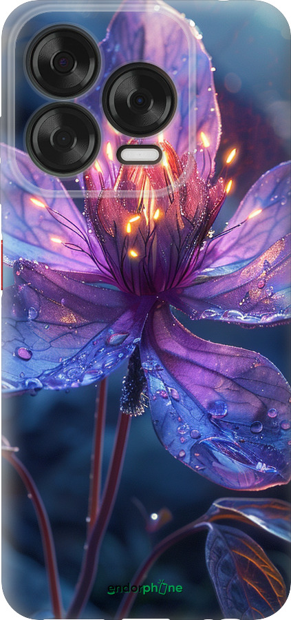 Силиконовый чехол Магический цветок для ZTE Nubia V70 Design - 6038u-4084 изображение 