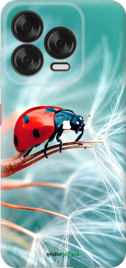 Силиконовый чехол Божья коровка для ZTE Nubia V70 Design - 6049u-4084 изображение 