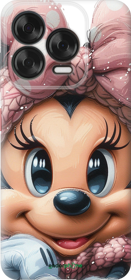 Силиконовый чехол Минни Маус с бантиком для ZTE Nubia V70 Design - 6055u-4084 изображение 