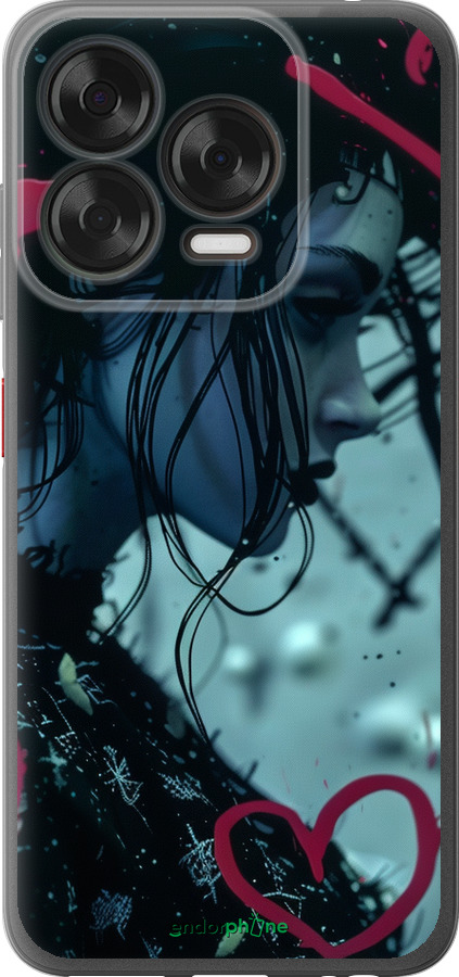 Силіконовий чехол XO Love v2 для ZTE Nubia V70 Design - 6057u-4084 изображение 