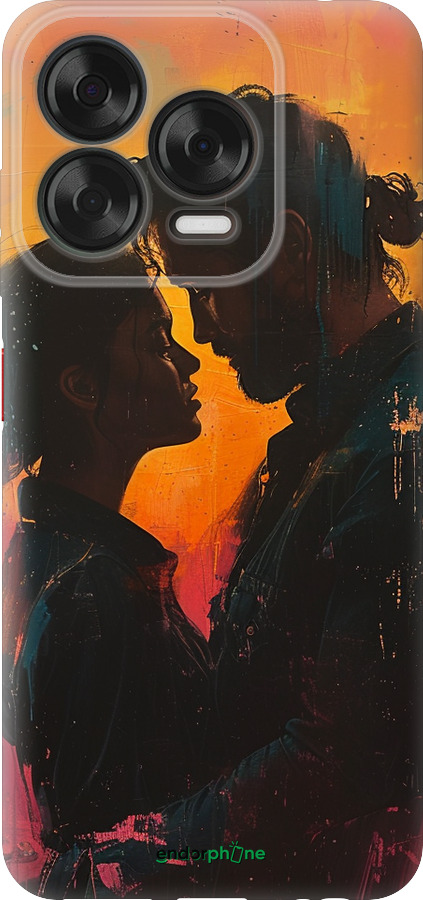 Силиконовый чехол Любовь на полотне для ZTE Nubia V70 Design - 6067u-4084 изображение 