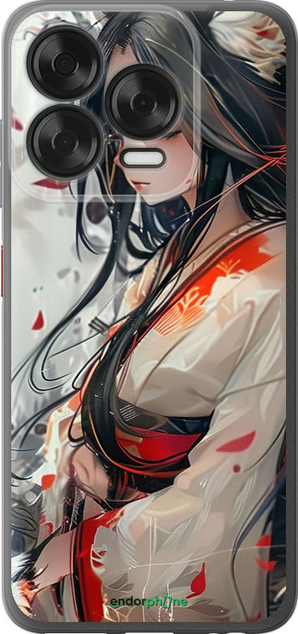 Силиконовый чехол Кицуне для ZTE Nubia V70 Design - 6073u-4084 изображение 