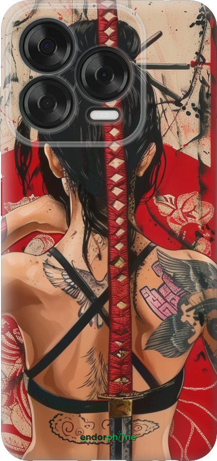 Силиконовый чехол Тайна катаны для ZTE Nubia V70 Design - 6074u-4084 изображение 