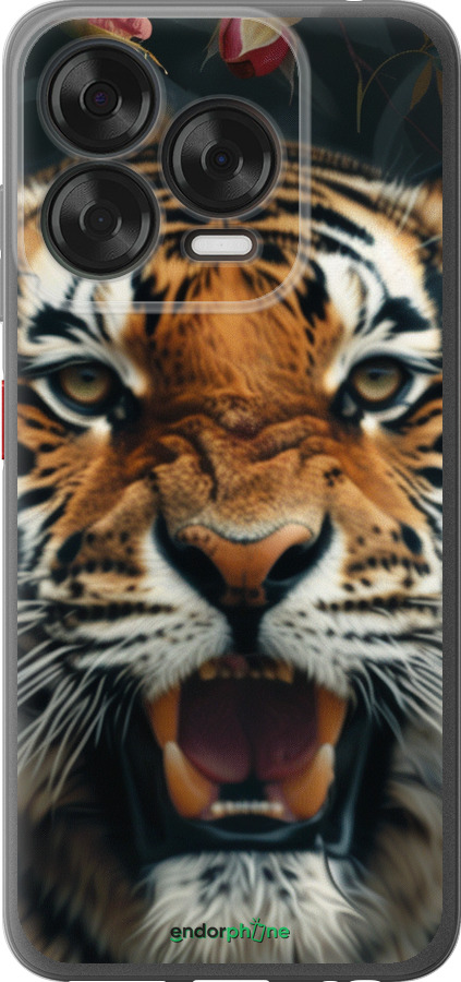 Силиконовый чехол Тигровое величие для ZTE Nubia V70 Design - 6080u-4084 изображение 