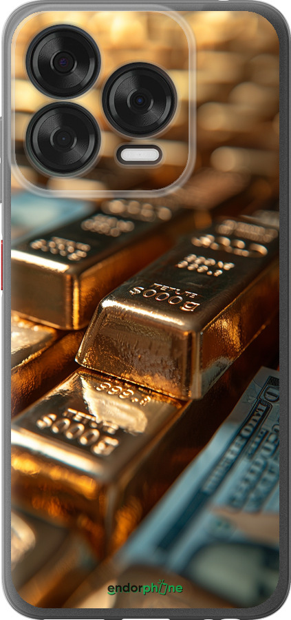 Силіконовий чехол Сяйво золота для ZTE Nubia V70 Design - 6104u-4084 изображение 