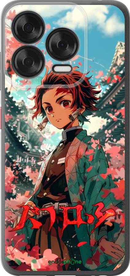 Силиконовый чехол Tanjiro Kamado для ZTE Nubia V70 Design - 6132u-4084 изображение 