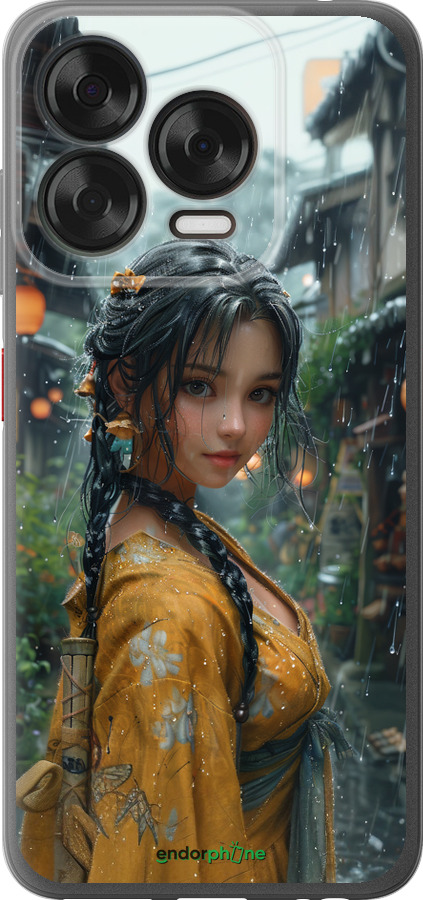 Силіконовий чехол Anime-girl для ZTE Nubia V70 Design - 6133u-4084 изображение 