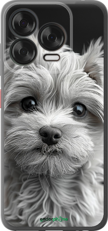 Силиконовый чехол Мальтипу на чорном фоне для ZTE Nubia V70 Design - 6156u-4084 изображение 