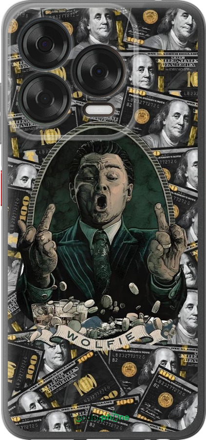 Силиконовый чехол Волк с валл стрит для ZTE Nubia V70 Design - 6287u-4084 изображение 