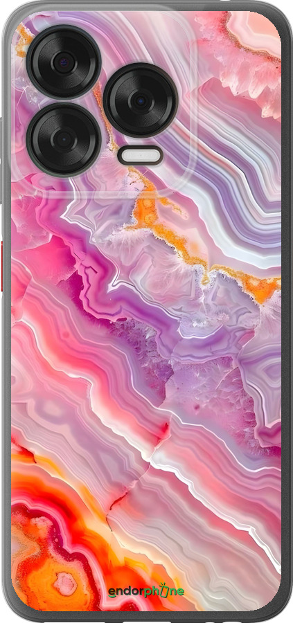 Силиконовый чехол Мрамор 2 для ZTE Nubia V70 Design - 6307u-4084 изображение 