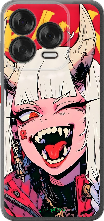 Силиконовый чехол Аниме демон для ZTE Nubia V70 Design - 6308u-4084 изображение 