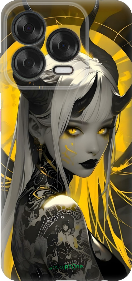 Силиконовый чехол Аниме демон 2 для ZTE Nubia V70 Design - 6309u-4084 изображение 