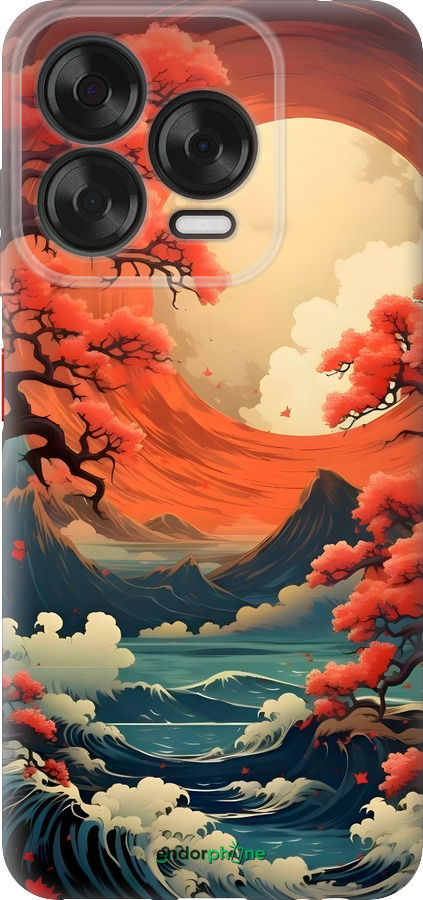 Силиконовый чехол Природа японии для ZTE Nubia V70 Design - 6327u-4084 изображение 