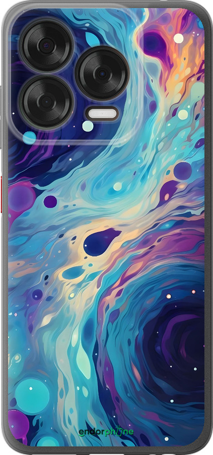 Силиконовый чехол Арт акварель для ZTE Nubia V70 Design - 6329u-4084 изображение 